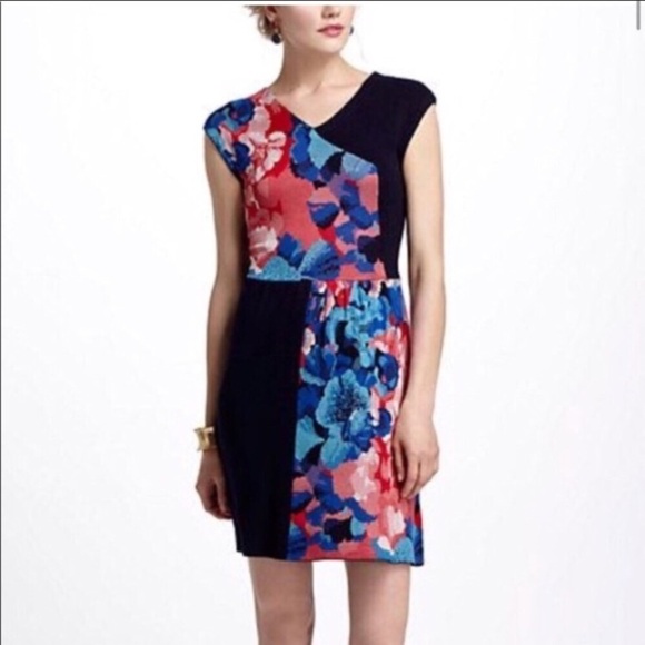 Anthropologie Leifsdottier silk cotton blend abstract floral sweater M - Picture 12 of 12